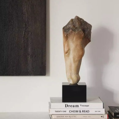 Escultura Decorativa Cabeza de Caballo Abstracto Estilo Retro Francés