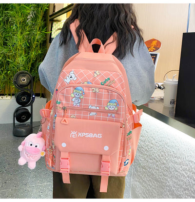 Mochila Escolar Primaria para Niñas - Set de Cuatro Piezas - Image 18
