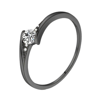 Anillo de Compromiso Dorado en Aleación, Diseño Redondo - Image 5