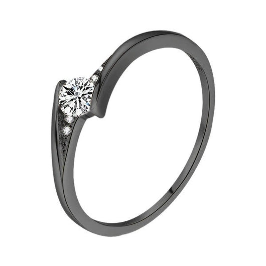 Anillo de Compromiso Dorado en Aleación, Diseño Redondo - Image 5