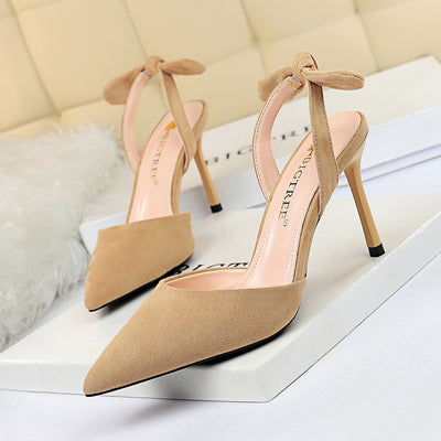 Sandalias con Tira Trasera y Moño Pequeño - Image 12