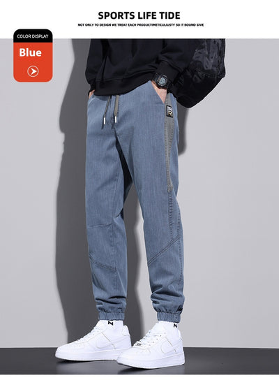 Jeans Hombre Primavera Corte Relajado Ajuste Cónico Stretch - Image 21