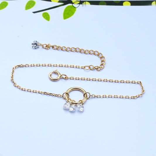 Pulsera de Circón con Diseño Personalizado para Mujer