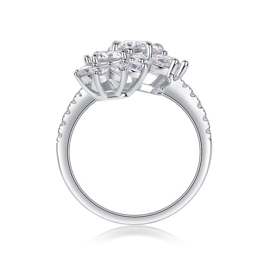 Anillo Abierto de Luz Moissanita Lujo Alta Gama - Image 4