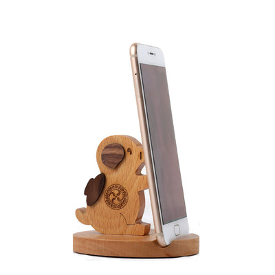 Soporte Personalizado para Teléfono en Madera de Haya con Monedero Integrado - Image 11