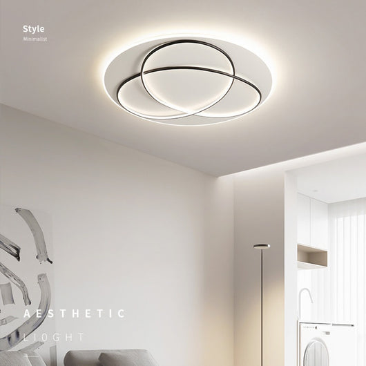 Lámpara de Techo LED Nórdica Moderna - Luz Cálida Lujo para Sala y Dormitorio - Image 2