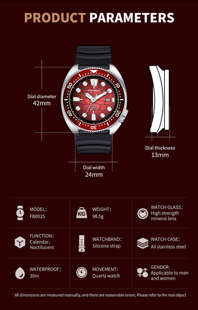 Reloj de Negocios para Hombre Cuarzo Luminoso Resistente al Agua con Bisel Rotatorio - Image 16