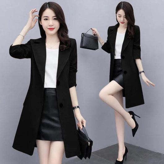 Abrigo Holgado Premium Coreano de Diseño Contemporáneo - Image 8