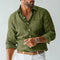 Camisa Vaquera Clásica para Hombre con Cuello Solapa y Manga Larga