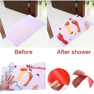Tapete de Baño Halloween con Cambio de Color - Alfombra Blanca Interactiva - Image 13