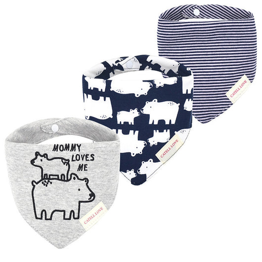 Baberos Triangulares Dobles para Bebé - Pack de 3 Pañoletas Absorbentes - Image 23