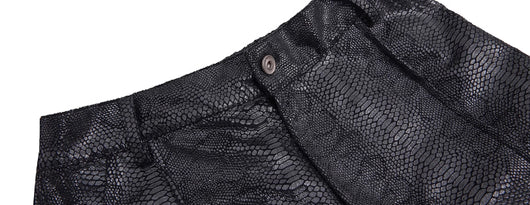 Pantalones Rectos Casuales de Textura Pesada - Corte Suelto y Cómodo - Image 10