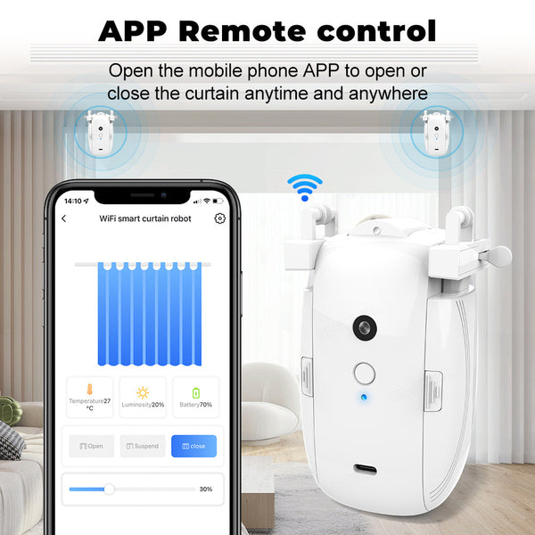 Motor Inteligente para Cortinas con Sensores de Luz y Temperatura