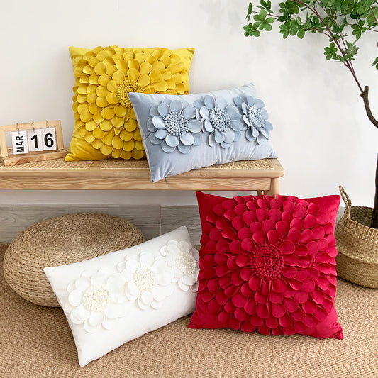 Funda de Almohada Luxury 3D Liso de Alta Resistencia