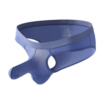 Calzoncillos Brief de Tiro Bajo para Hombre - Ropa Interior Sexy de Seda de Hielo - Image 5