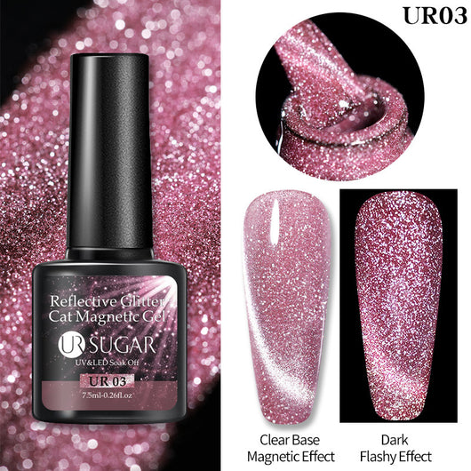 Esmalte de Uñas Gel Efecto Ojo de Gato Láser - Image 4