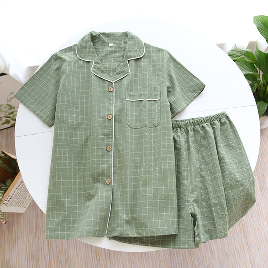 Conjunto de Pijama Camisón a Cuadros - Image 13