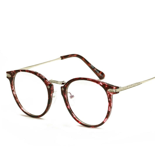 Gafas Retro Redondas Unisex TR90 - Montura Clásica Espejo Plano - Image 5