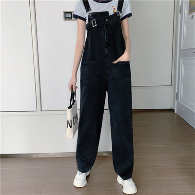 Jeans Sueltos Retro Estilo Hong Kong con Bolsillos Grandes para Mujer - Image 16