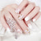 Uñas Postizas Estilo Revista - Diseño Novia Elegante