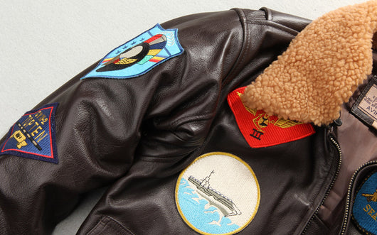 Chaqueta de Cuero para Motociclista con Bordados Artesanales - Image 16