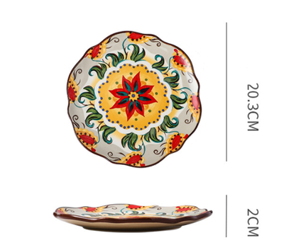 Vajilla Cerámica Bohemia con Diseño Artesanal - Image 15