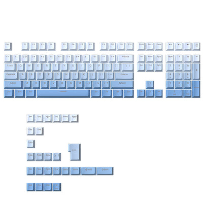 Keycaps Mecánicos PBT Degradado Azul Cielo con Grabado Luminoso - Image 11