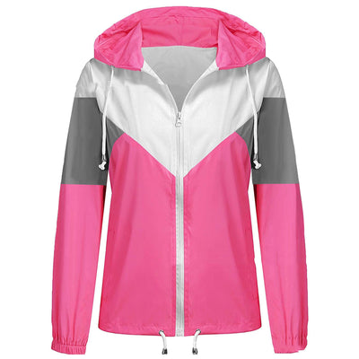 Cortavientos Deportivo para Mujer con Capucha y Costuras Reforzadas - Image 9