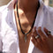 Collar Colgante Flecha Clásico para Hombre - Diseño Artesanal