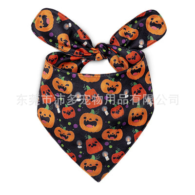Toalla Triangular Halloween para Perros Doble Capa Absorbente - Image 15