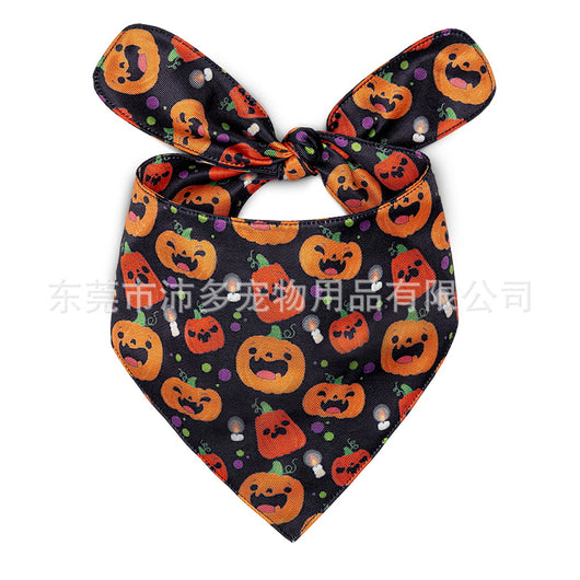Toalla Triangular Halloween para Perros Doble Capa Absorbente - Image 15