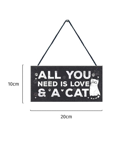 Colgante Vintage de Madera para Gatos - Accesorio Elegante para Mascotas - Image 40