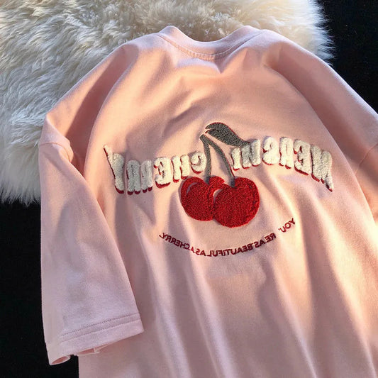 Camiseta Suelta Manga Corta Unisex - Diseño Minimalista y Versátil