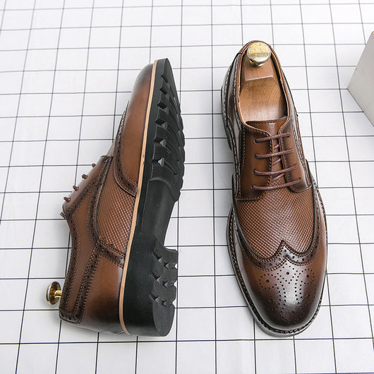 Zapatos de Cuero Formal para Hombre - Elegancia Profesional - Image 8