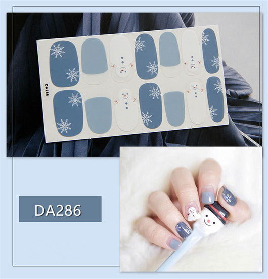 Láminas de Esmalte de Uñas Navideñas - Diseños Viral Red Net - Image 8