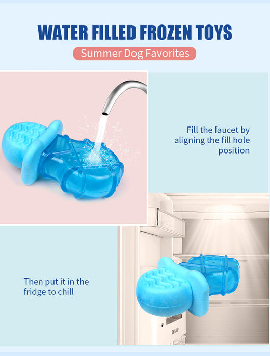 Paletas Refrescantes para Perros - Juego de Juguetes Masticables con Gel Refrigerante - Image 13