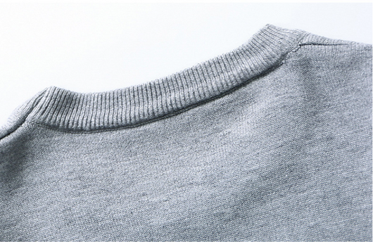 Suéter Casual de Cuello Redondo y Manga Larga para Hombre - Image 18
