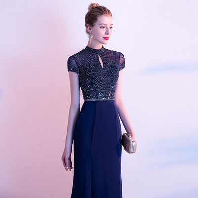 Vestido de Noche Diamante para Mujer - Elegancia Banquete - Image 10