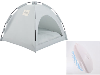 Cama Fresca para Mascotas con Carpa y Cojín Removible - Image 7