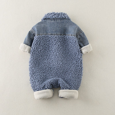 Mameluco Denim para Bebé con Mangas Largas - Diseño Adorable para Paseos - Image 3