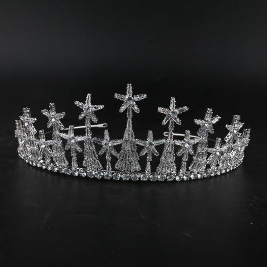 Corona Nupcial con Circonitas - Accesorio de Lujo para Novia - Image 10