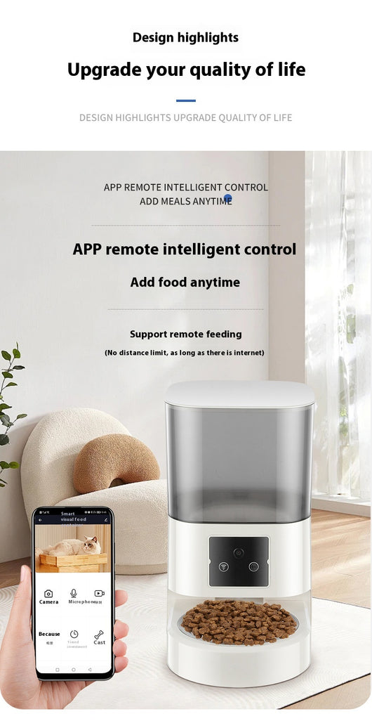 Comedero Automático Inteligente con Control Remoto para Mascotas - Image 15