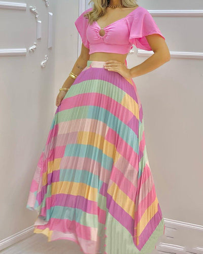 Traje de Pantalón Colorido para Mujer - Colección Verano - Image 5