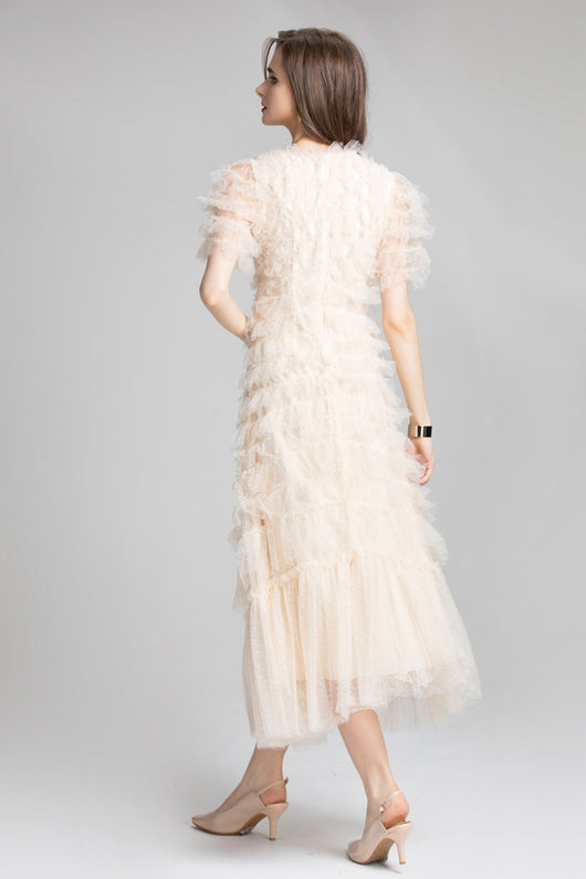 Vestido de Malla Celebridad Atrevido - Image 13