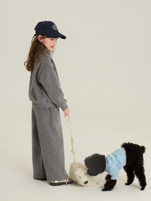 Conjunto Deportivo Infantil con Sudadera Polar y Pantalón Recto - Image 18