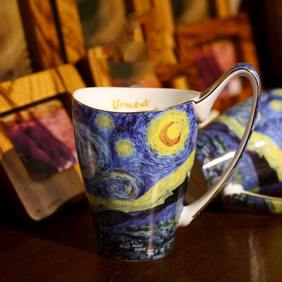 Taza Retro Europea de Gran Capacidad para Parejas - Image 5