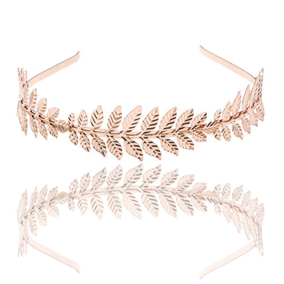 Diadema Barroca Hoja Europea Joyería Nupcial Elegante - Image 4