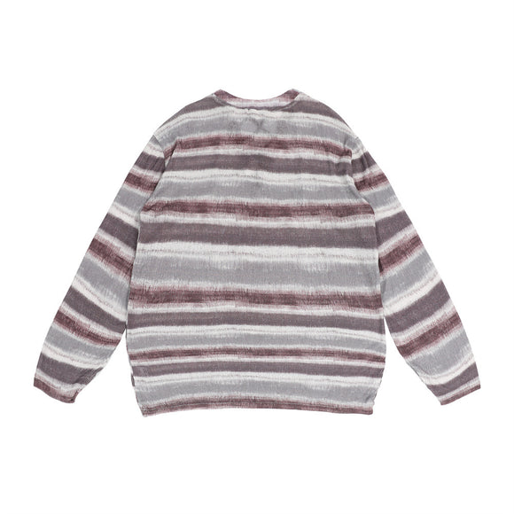 Camiseta Básica Rayada Tejida para Hombre y Mujer
