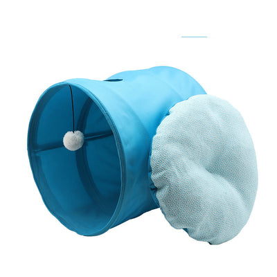 Caseta Cilíndrica de Tela Oxford para Gatos y Perros - Image 8
