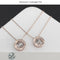 Rose Dorado Pulsatile Heart Diamond Pendant Clavicle Chain Default